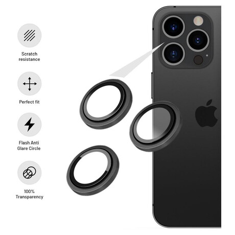 FIXED Camera Glass pro Apple iPhone 11/12/12 Mini, space gray (foto 2)