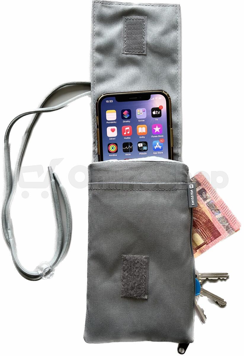 POUZDRO SWISSTEN POCKET 6,8" ŠEDÉ