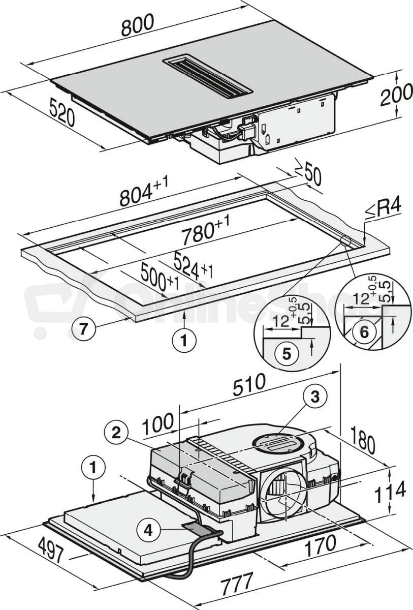 Indukční deska Miele KMDA 7473 FL-A