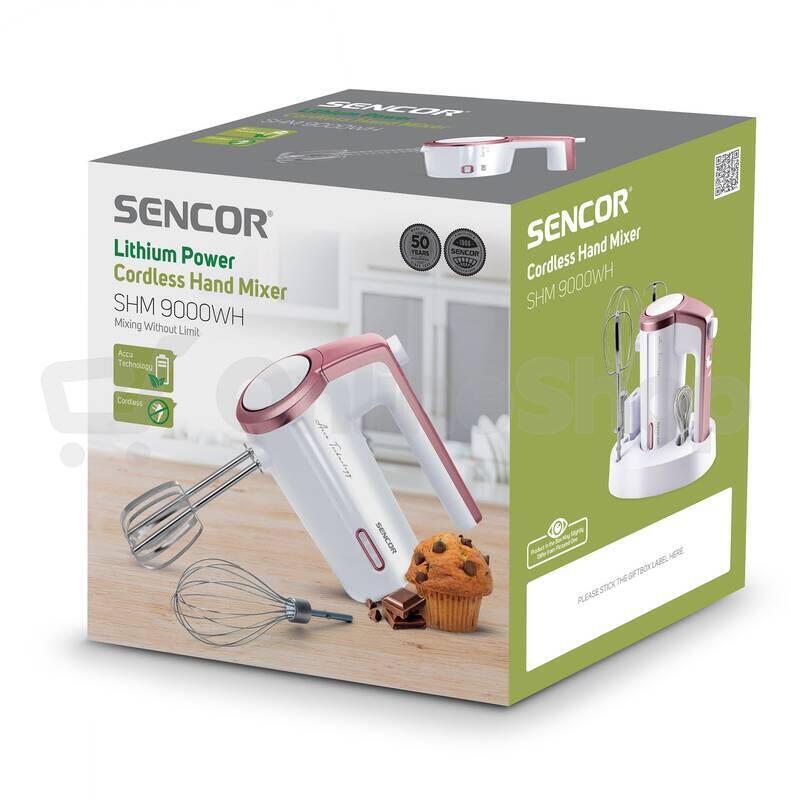 Šlehač ruční Sencor SHM 9000WH AKU