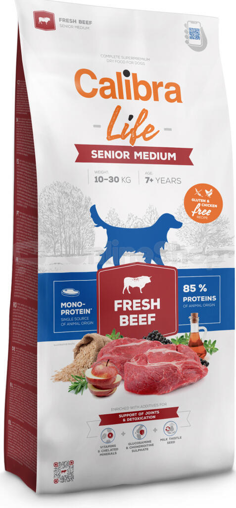 Calibra Dog Life Senior Medium Fresh Beef 2,5kg