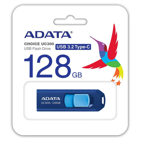 ADATA UC300/128GB/USB 3.2/USB-C/Modrá (foto 2)