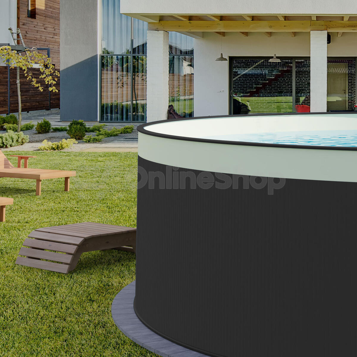 Bazén CF ANTRAZIT/Sand – samotný bazén 350 x 90 cm