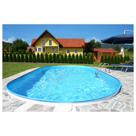 Zaputn bazn CF Exclusiv 600 x 320 x 150 cm, white / blue