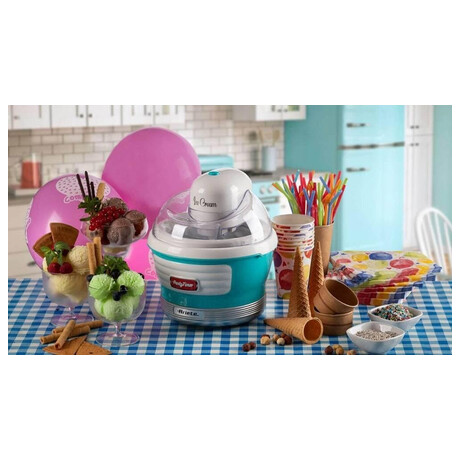 Ariete Party Time Ice Cream Maker 643/01, modr