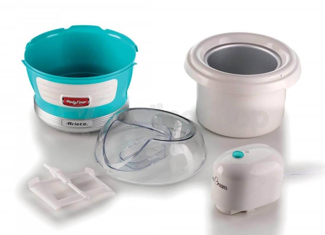Ariete Party Time Ice Cream Maker 643/01, modrý