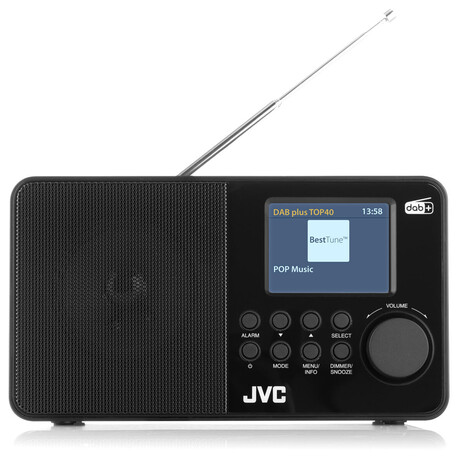 Radiopijma DAB+ JVC RA-E611B-DAB, ern