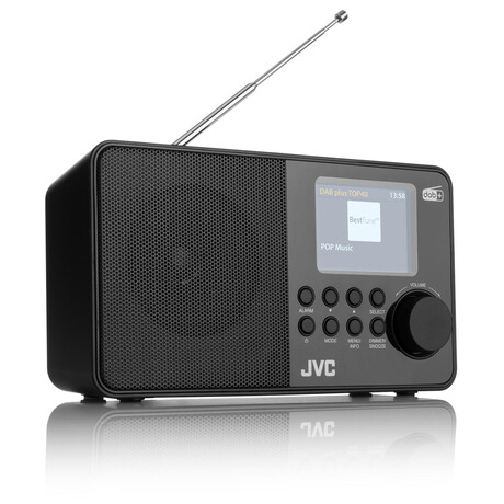 Radiopijma DAB+ JVC RA-E611B-DAB, ern