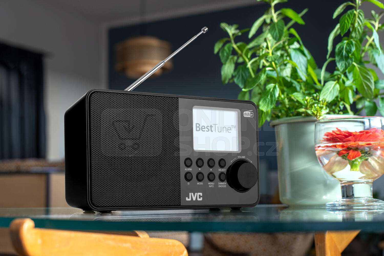 Fotogalerie JVC RA-E611B-DAB, černý - Radiopřijímač DAB+ | ONLINESHOP.cz