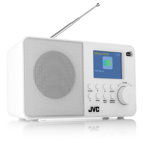 JVC RA-E611W-DAB, bílý (foto 1)