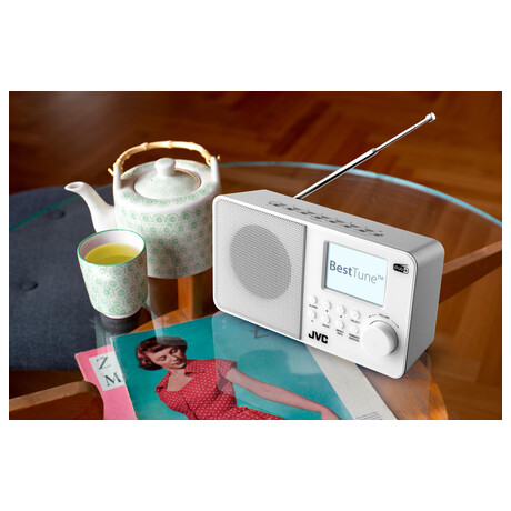 JVC RA-E611W-DAB, bílý (foto 5)