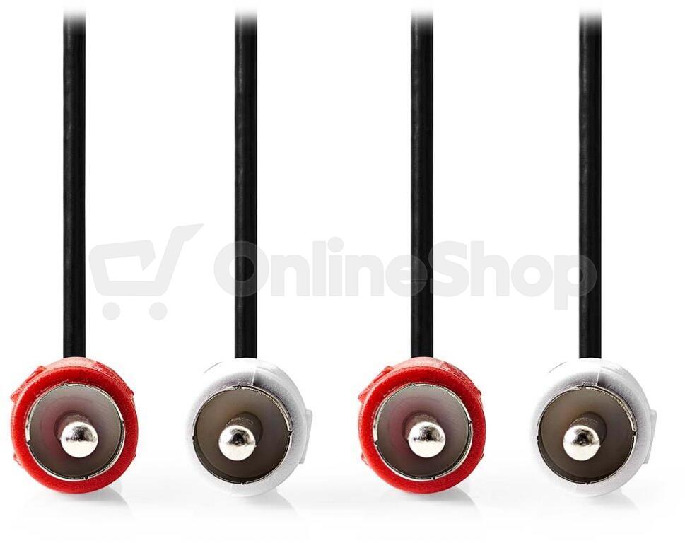 Stereo Audio Kabel NEDIS CAGL24200BK10