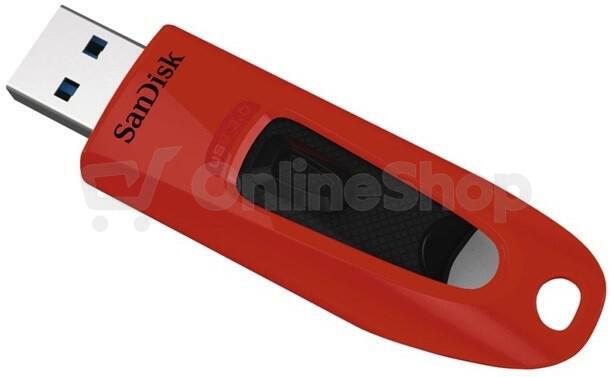 Sandisk Ultra/32GB/USB 3.0/USB-A/Červená (SDCZ48-032G-U46R)