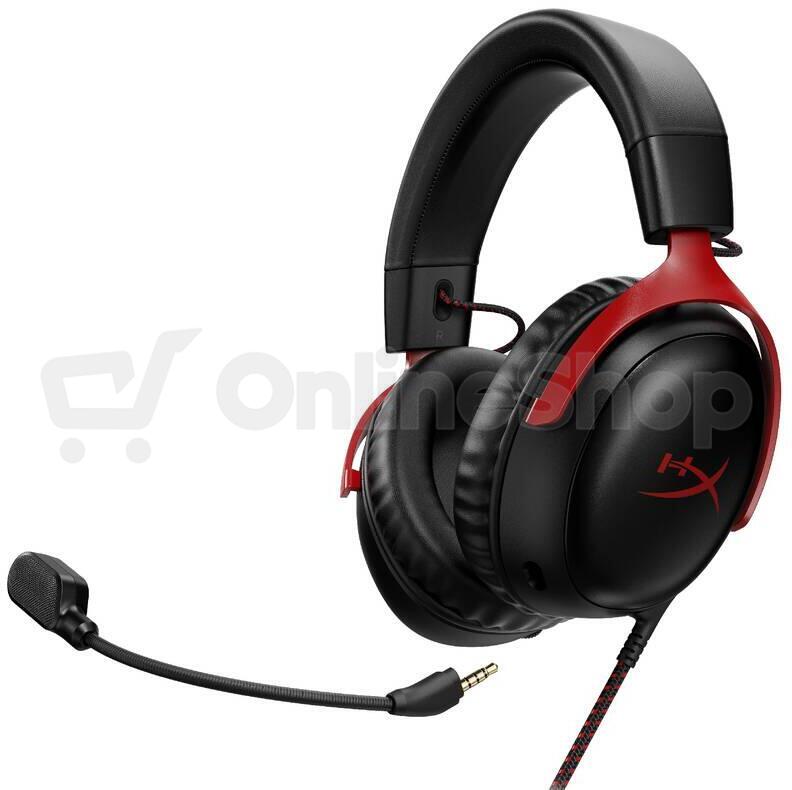 HyperX Cloud III - Gaming Headset (Black/Red) (727A9AA)
