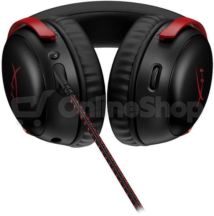 HyperX Cloud III - Gaming Headset (Black/Red) (727A9AA)