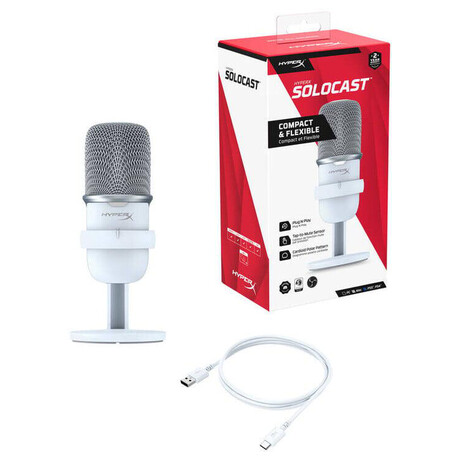HyperX SoloCast USB WHT Microphone (foto 5)