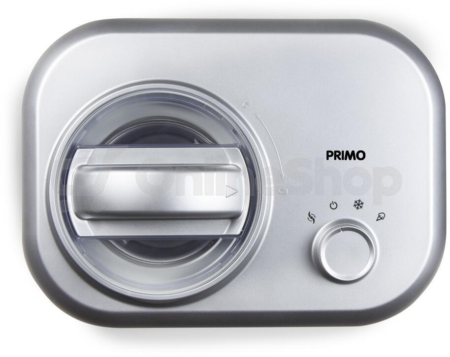Zmrzlinovač s kompresorem - stříbrný - PRIMO PR406IM