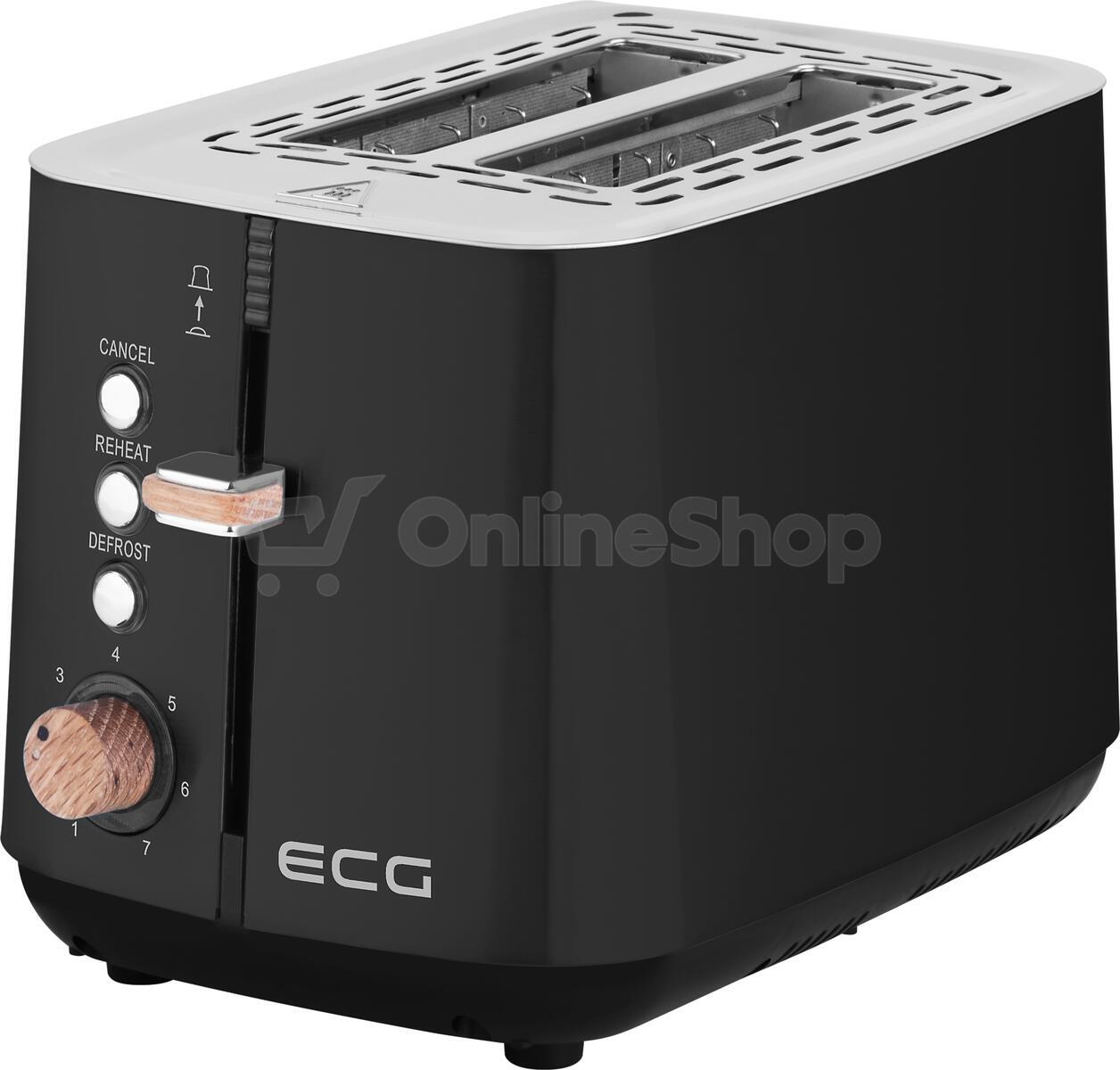 SET ECG RK 1768 Strix Timber Black + Topinkovač ECG ST 2768