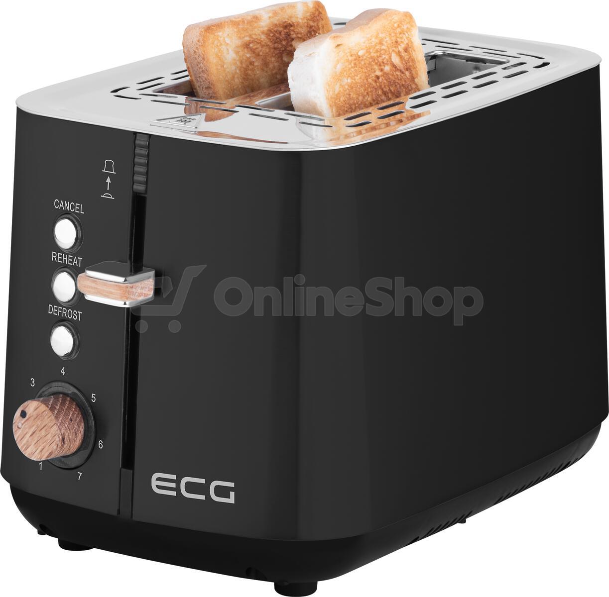 SET ECG RK 1768 Strix Timber Black + Topinkovač ECG ST 2768