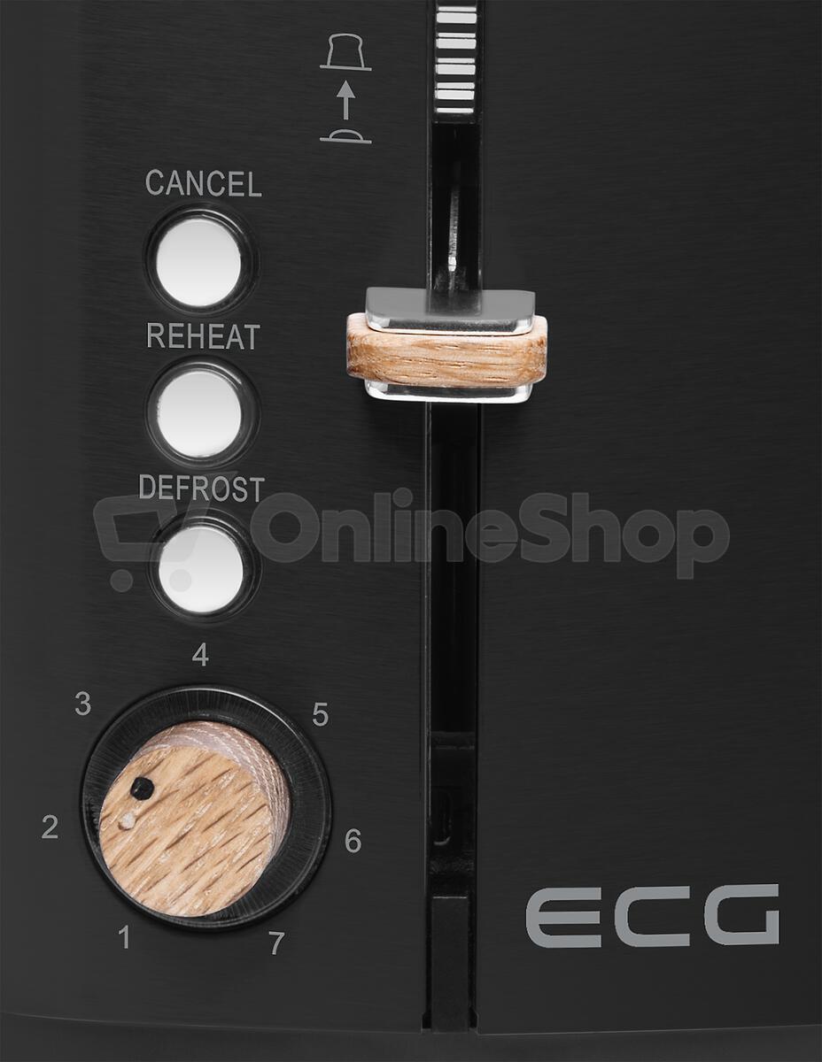 SET ECG RK 1768 Strix Timber Black + Topinkovač ECG ST 2768