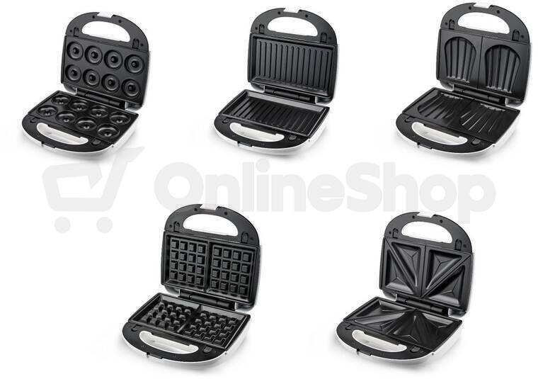 Sendvičovač na 2 sendviče, 5 v 1 Orava (ST-500)