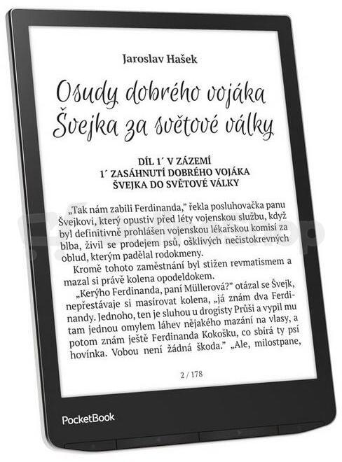Čtečka knih PocketBook 743G Inkpad 4, stříbrná