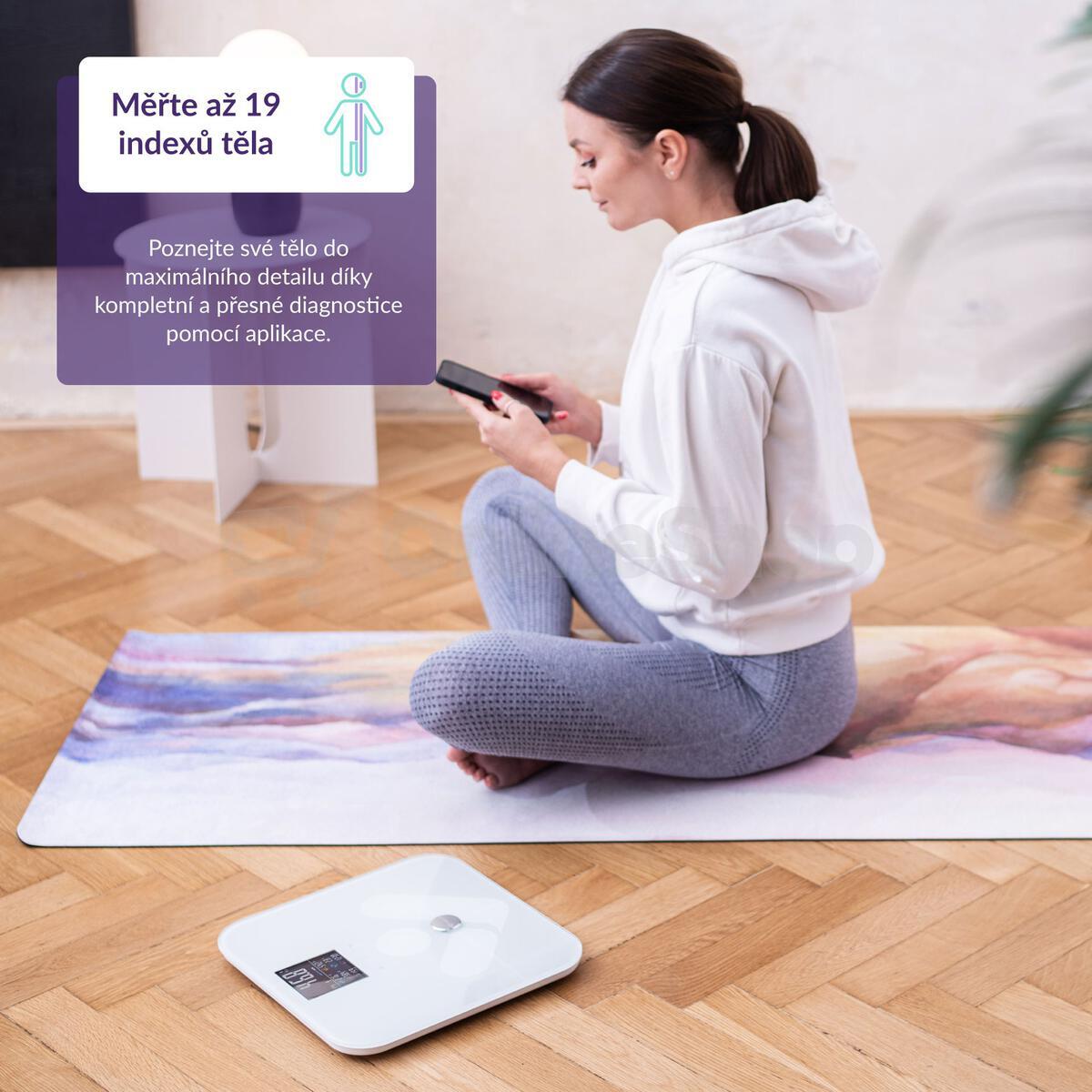 Osobní váha TrueLife FitScale W7 BT White