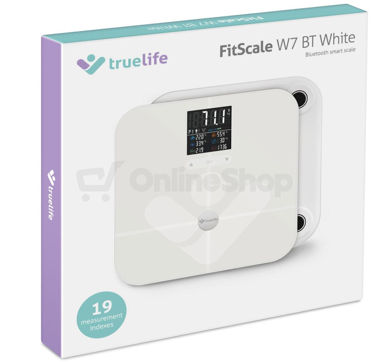 Osobní váha TrueLife FitScale W7 BT White