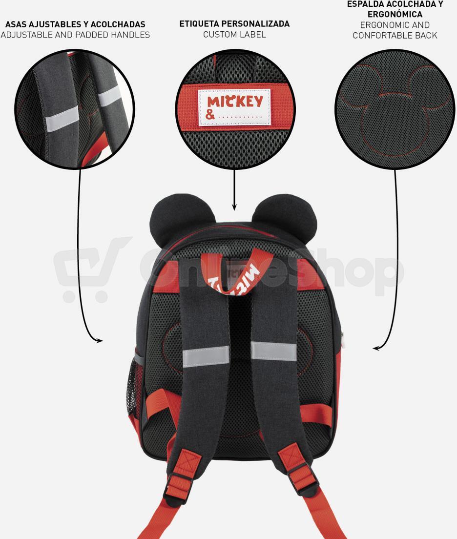 Dětský batoh Artesania Cerda APPLICATIONS MICKEY