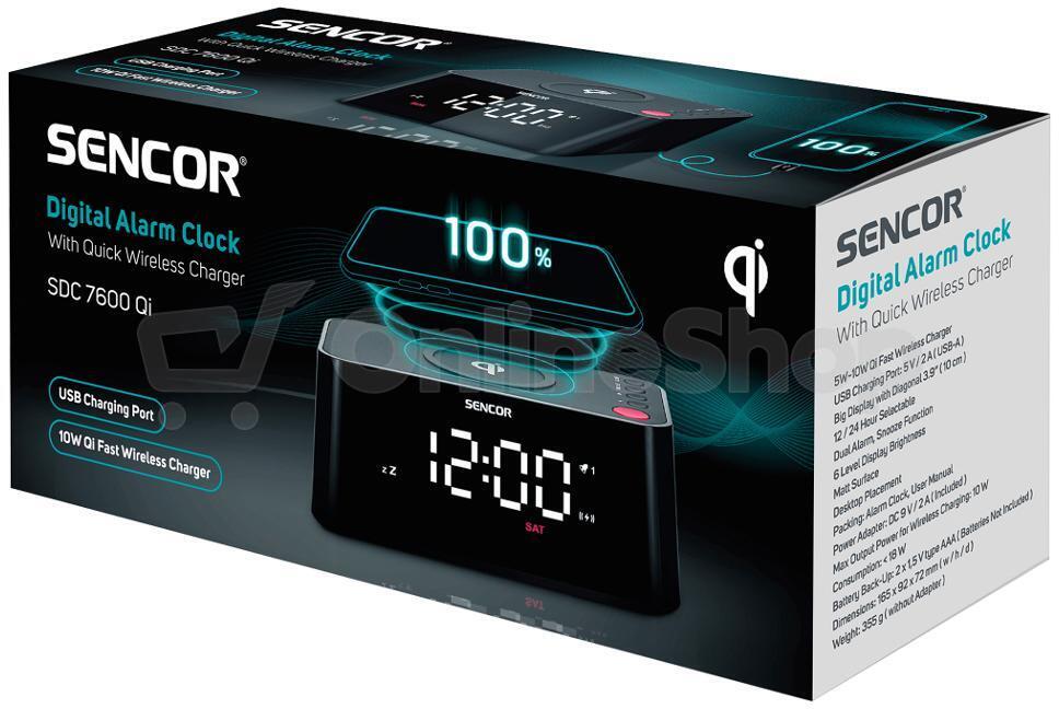 Budík Sencor SDC 7600 Qi