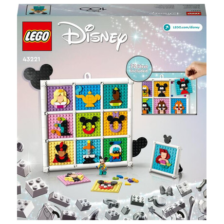 LEGO ? Disney 43221 100 let oblbenchanimovanch postav Disney