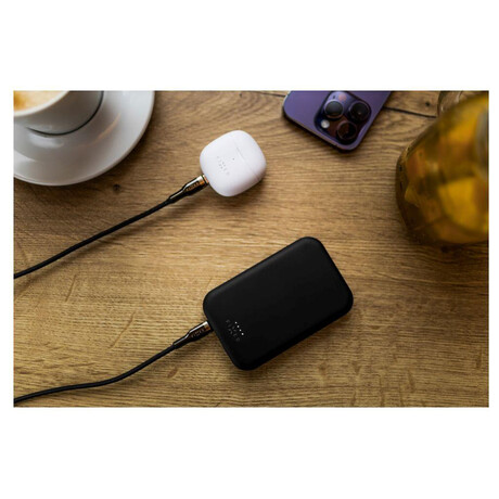 Powerbanka FIXED MagZen s bezdrtovm nabjenm a podporou Magsafe, 6 000 mAh, ern