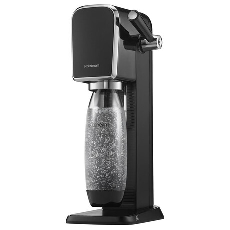 SET Vrobnk sody SodaStream Art Black + Nhradn lhev SodaStream FUSE 2x1l, ern + Sirup Sodastream Pepsi 440 ml + 7UP 440 ml + Mirinda 440 ml