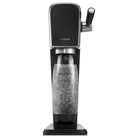 SET Vrobnk sody SodaStream Art Black + Nhradn lhev SodaStream FUSE 2x1l, ern + Sirup Sodastream Pepsi 440 ml + 7UP 440 ml + Mirinda 440 ml