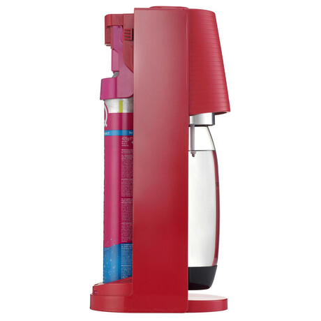SET Vrobnk sody SodaStream Terra Red + Nhradn lhev SodaStream FUSE 2x1l, ern + Sirup Sodastream Pepsi 440 ml + 7UP 440 ml + Mirinda 440 ml