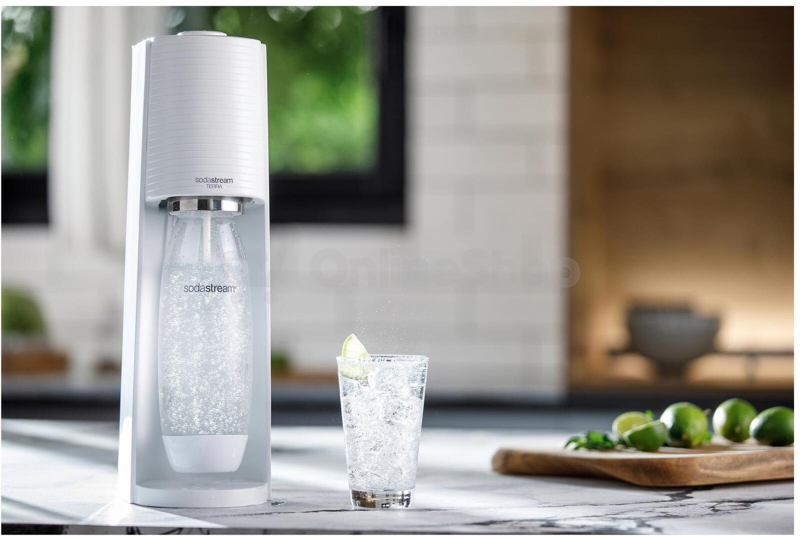 SET SodaStream Terra White + Náhradní láhve Sodastream FUSE 3 x 1l