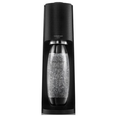 SET Vrobnk sody SodaStream Terra Black + Nhradn lhev SodaStream FUSE 2x1l, ern + Sirup Sodastream Pepsi 440 ml + 7UP 440 ml + Mirinda 440 ml