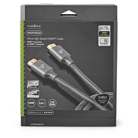 Ultra High Speed HDMI™ Kabel NEDIS CVTB35000GY30