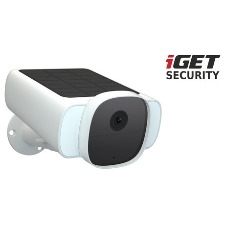 iGET SECURITY EP29 White - WiFi solrn bateriov FullHD kamera, IP66, samostatn i pro alarm M5 (foto 1)