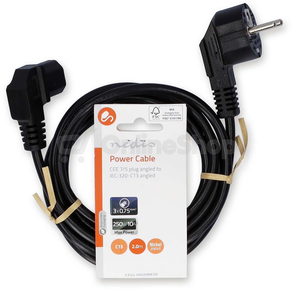 Napájecí kabel NEDIS CEGL10020BK20