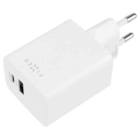 Sov nabjeka FIXED Mini s USB-C a USB vstupem, podpora PD, 45W, bl