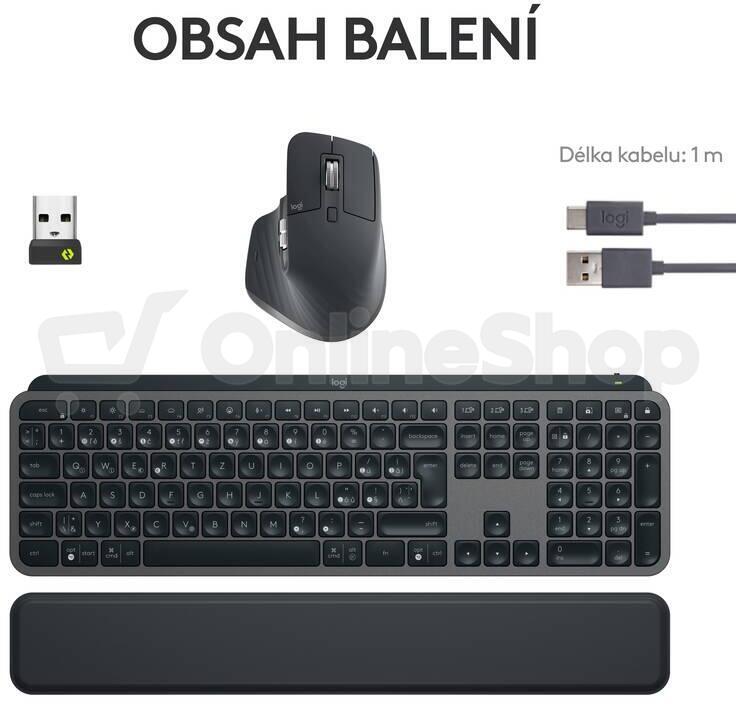 Logitech MX Keys S Combo - GRAPHITE - US INT'L - BT (920-011614)