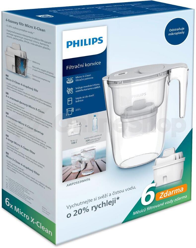 Filtrační konvice Philips AWP2933WHT6/58