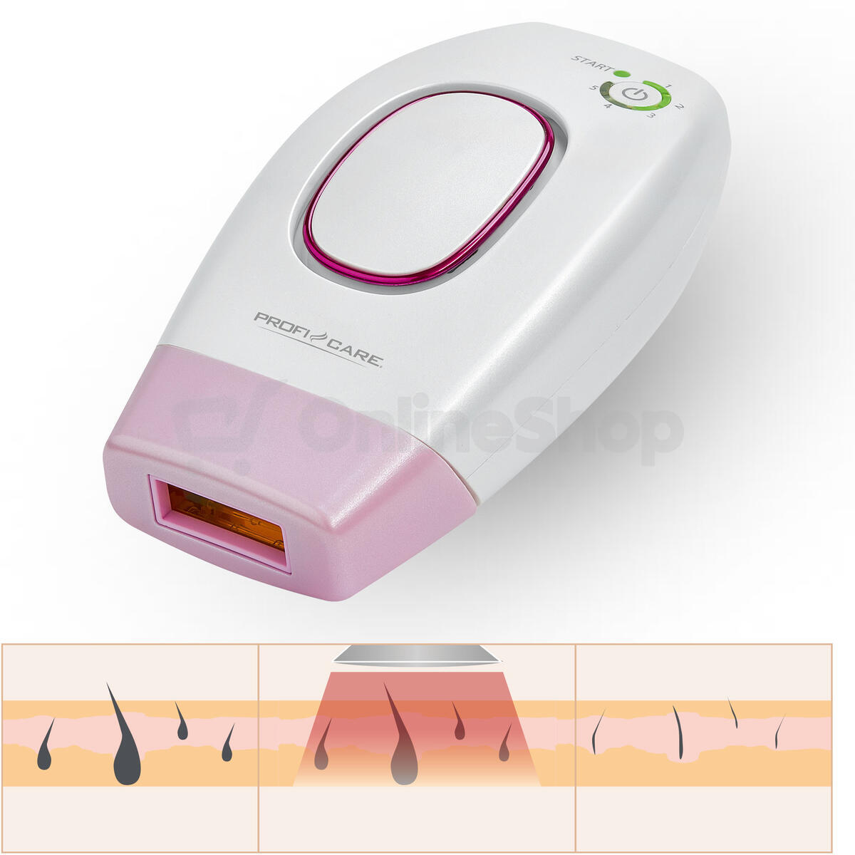 IPL epilátor ProfiCare IPL 3024