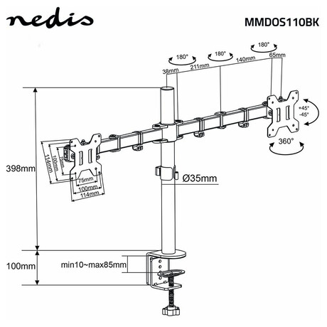 NEDIS MMDOS110BK (foto 9)