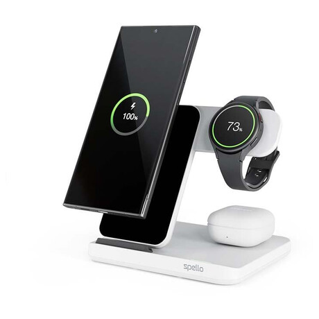 Spello 3in1 Wireless Charging Stand for Samsung - bl Epico