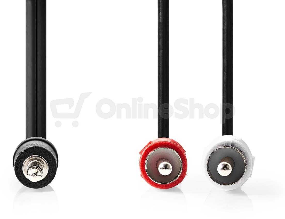 Stereo Audio Kabel NEDIS CAGL22200BK100