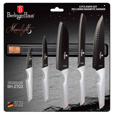 BERLINGERHAUS Sada no s magnetickm drkem 6 ks Moonlight Edition BH-2703