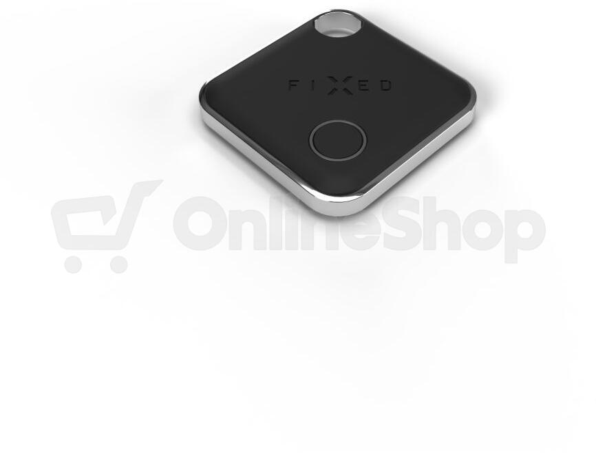 Smart tracker FIXED Tag s podporou Find My, černý