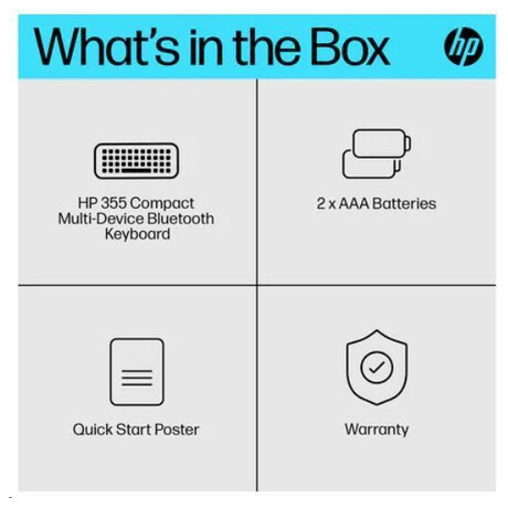 HP 355/Bezdrátová Bluetooth/Černá (foto 4)